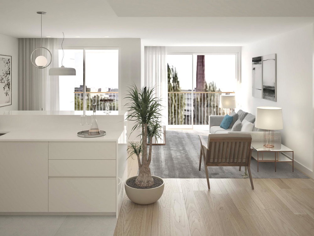 1 bedroom flat with balcony in new development in Matosinhos