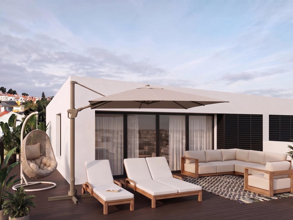 4 bedroom duplex flat with balconies in a new development in Caxias 3630655010