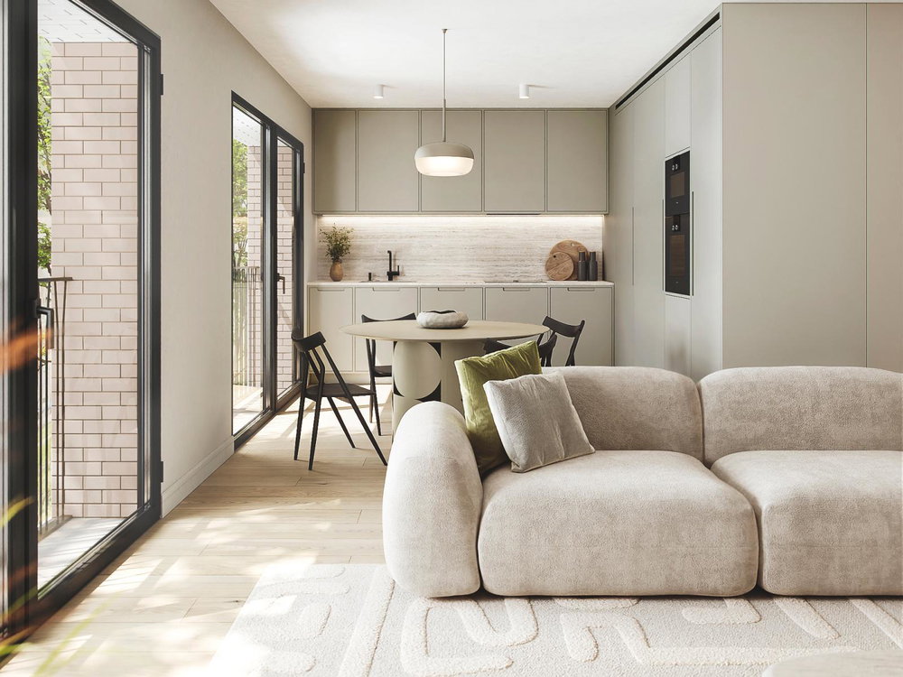 3 bedroom flat with balcony in new development in Marvila 2097063396