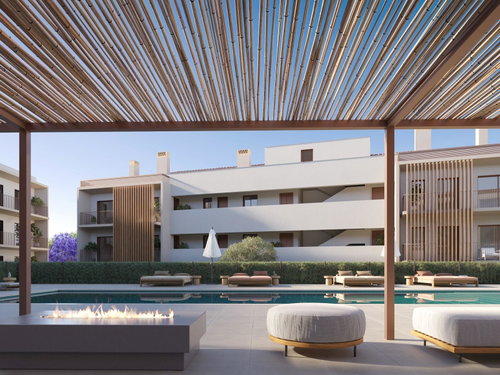 2 bedroom flat with balcony in new development in Tavira