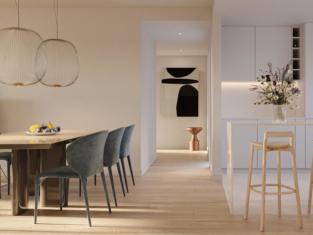 2 bedroom flat with balcony in new development in Tavira