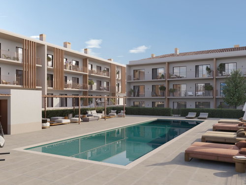 2 bedroom flat with balcony in new development in Tavira