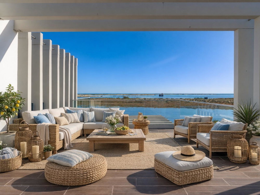 1 bedroom flat for sale in front of Ria Formosa, Fuseta, Algarve 758550644