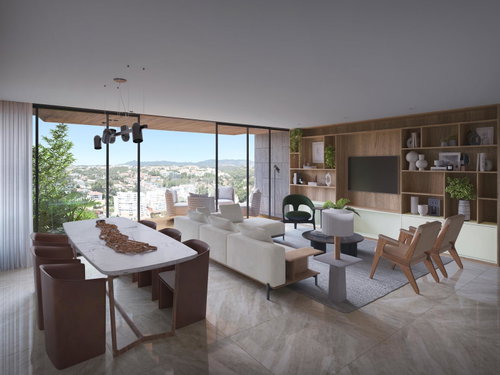 3 bedroom flat with terrace in new development in Cascais