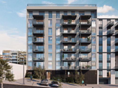 2 bedroom flat with balcony in a new development in Benfica