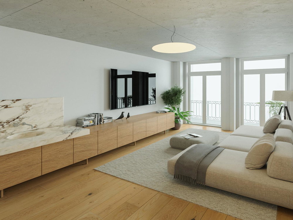 New 1 Bedroom Duplex Apartment Baixa Porto