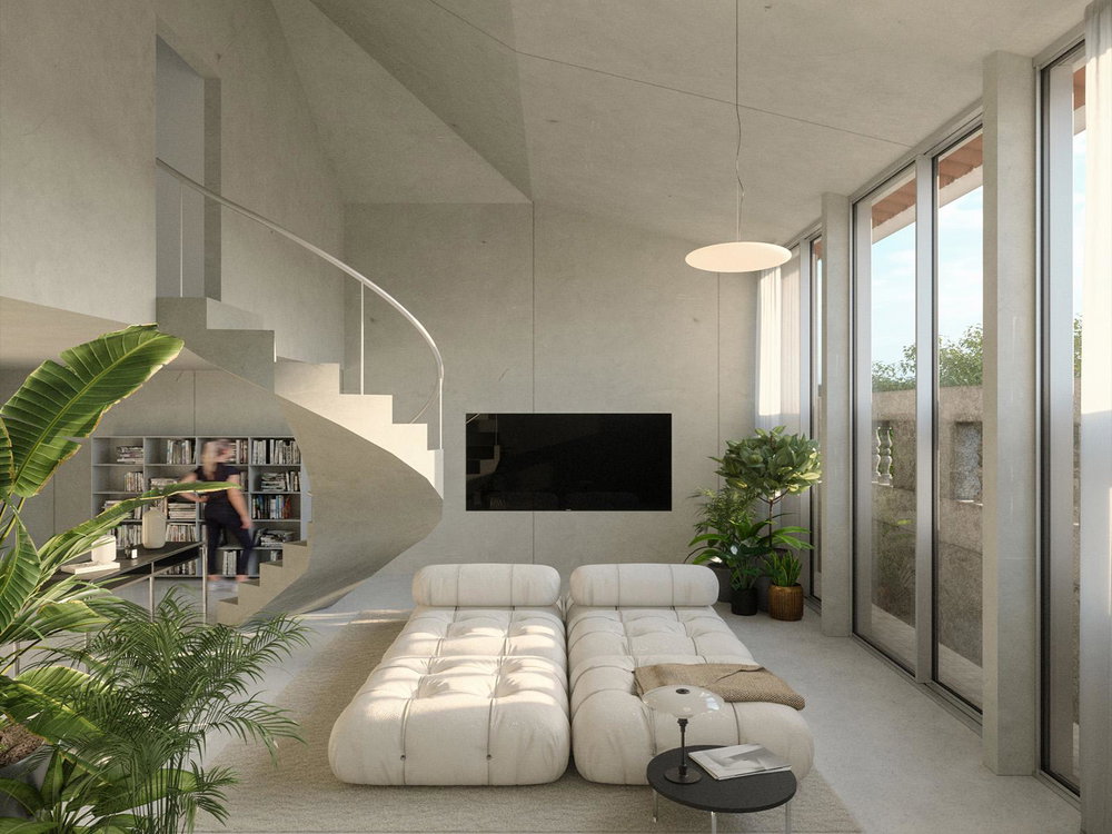 New 1 Bedroom Duplex Apartment Baixa Porto