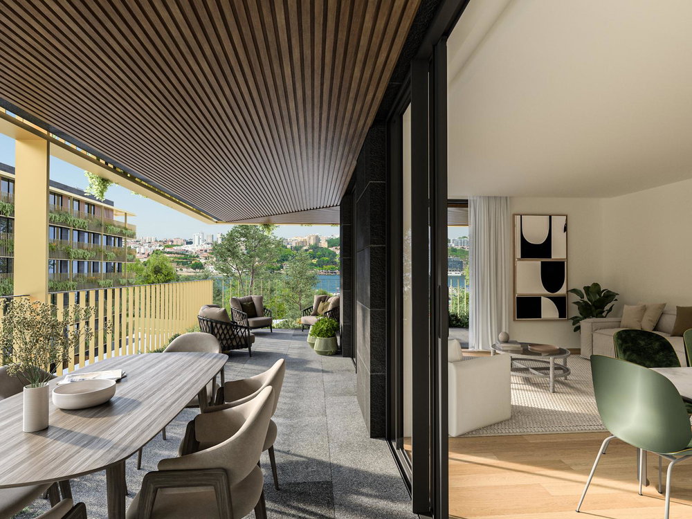 1 bedroom apartment with outdoor area. next to the Douro Marina