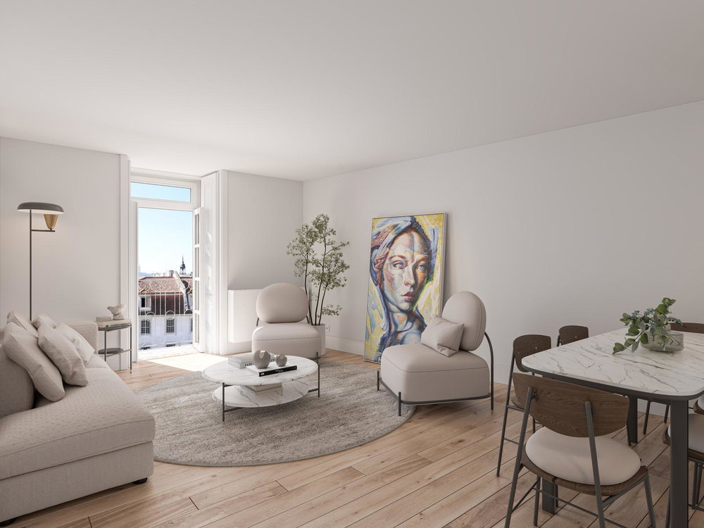 2 bedroom flat in a new development next to Cais do Sodré, Lisbon