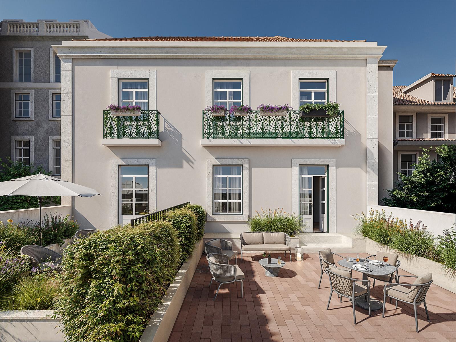 1 bedroom flat with terrace new development in Chiado Lisbon