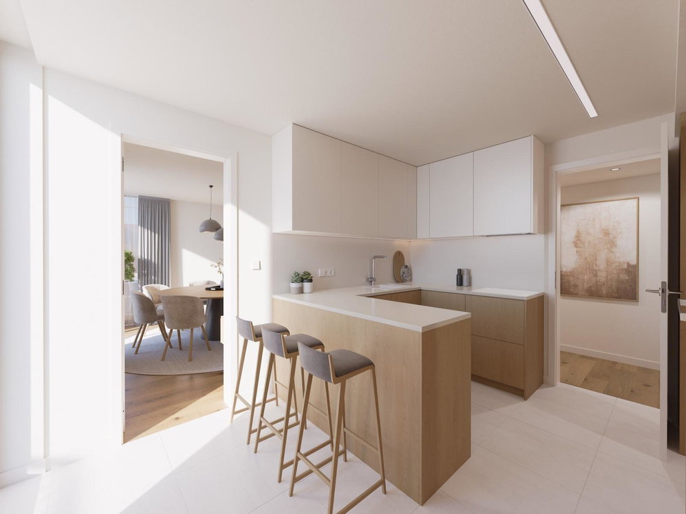 2 bedroom flat with garage in Areeiro, Lisbon
