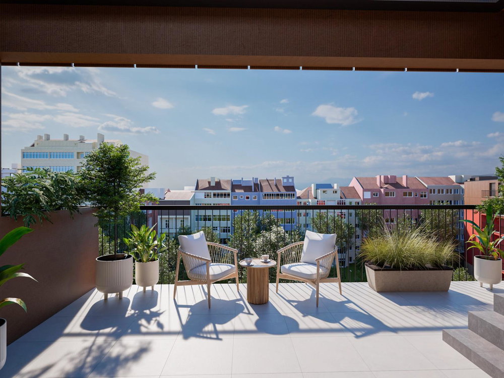 2 bedroom flat with garage in Areeiro, Lisbon