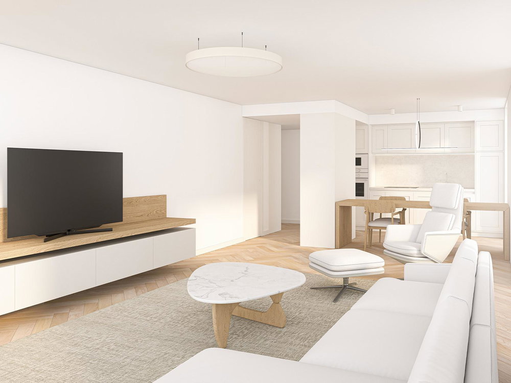 4 bedroom duplex flat with outdoor areas and parking, located in Alcântara, Lisbon
