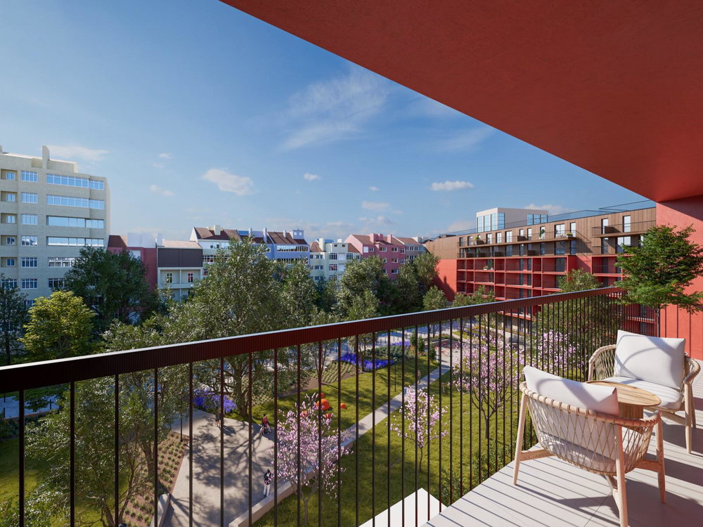 2 bedroom flat with garage in Areeiro, Lisbon
