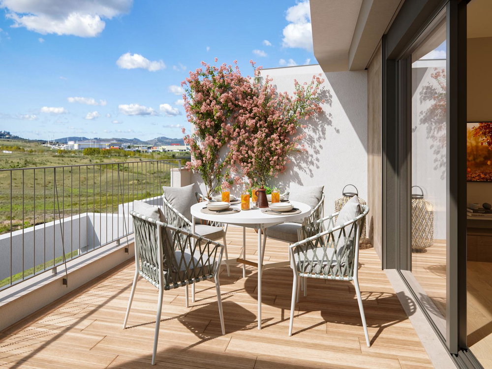 4 bedroom flat with balcony in a new development in Loures