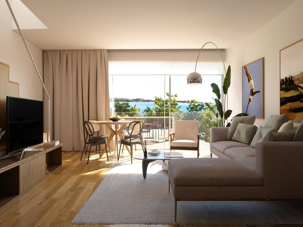 2 bedroom duplex flat, with garden, in Foz do Douro, Porto 2529908893