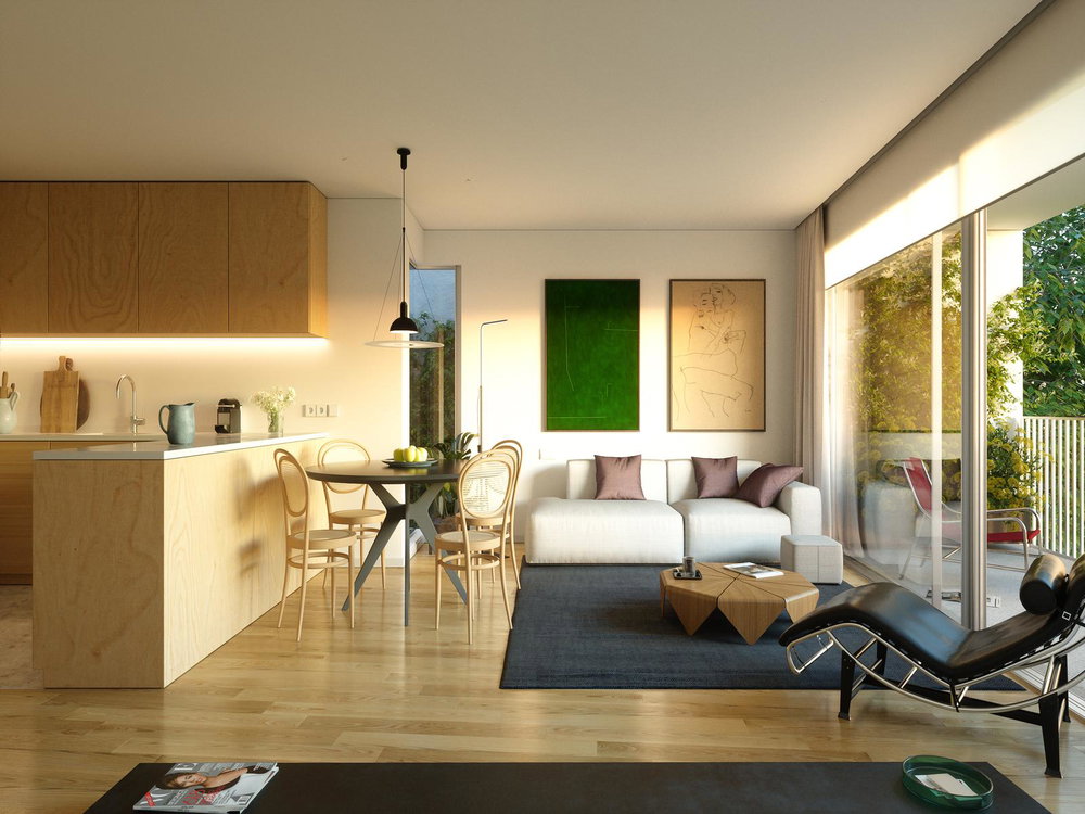 2 bedroom duplex flat, with garden, in Foz do Douro, Porto 2529908893