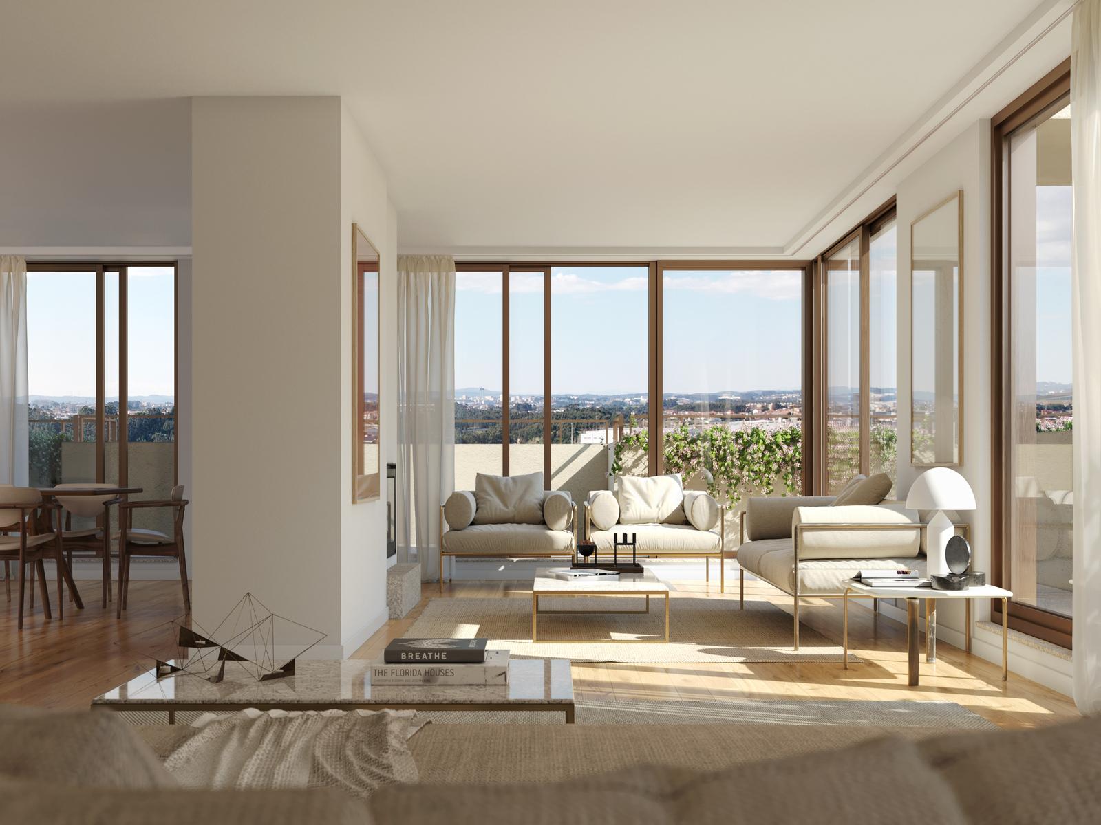 4 Bedroom Duplex Apartment with Terrace in Leça da Palmeira