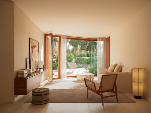 2 bedroom flat with balcony in new development in Aroeira