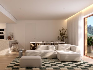 3 bedroom flat with outdoor area, next to the Douro River