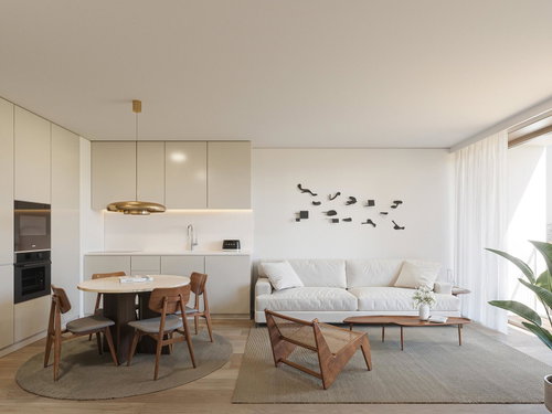 2 bedroom flat with balcony in new development in Campo Grande 1661089