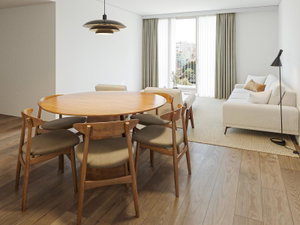 2 bedroom flat with balcony in new development in Campo Grande 3994499469
