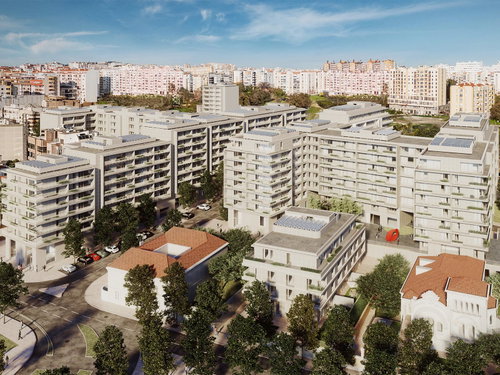 3 bedroom flat with balcony in the new development in Campo Grande