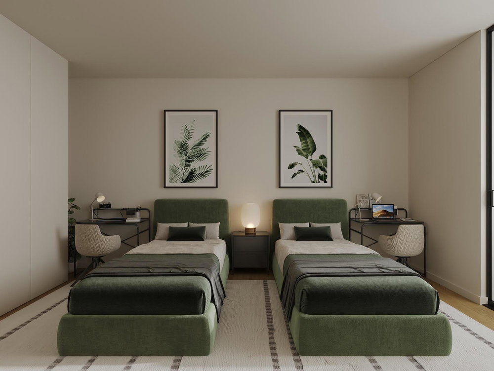 2 bedroom flat with outdoor area, next to Hospital S.João