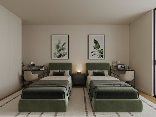 2 bedroom flat with outdoor area, next to Hospital S.João