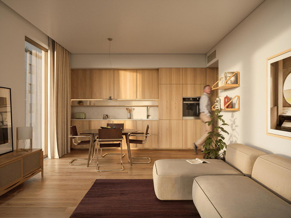 Studio with terrace in a new development in Avenidas Novas 2977690242