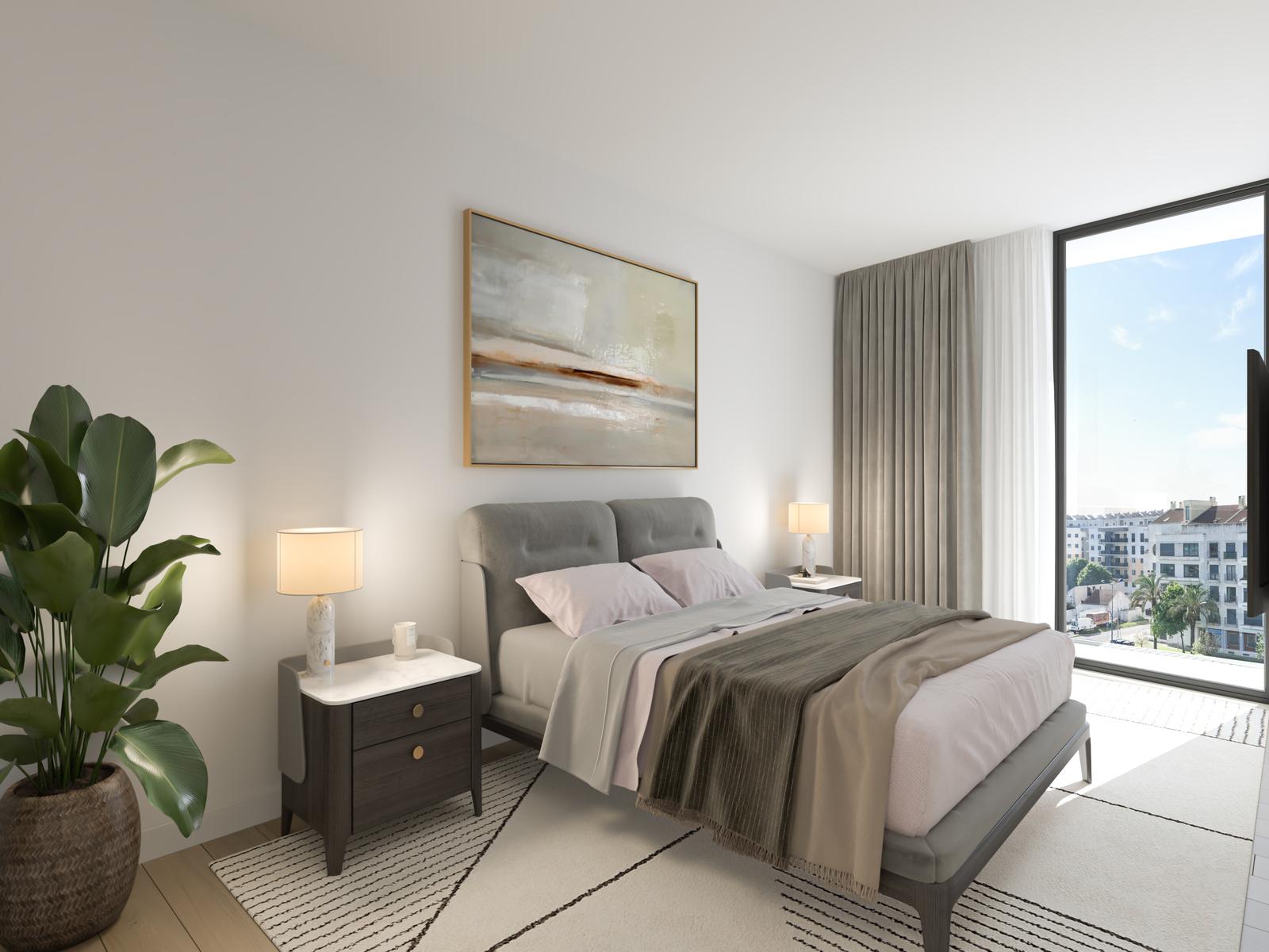4 bedroom duplex flat in new development in Montijo