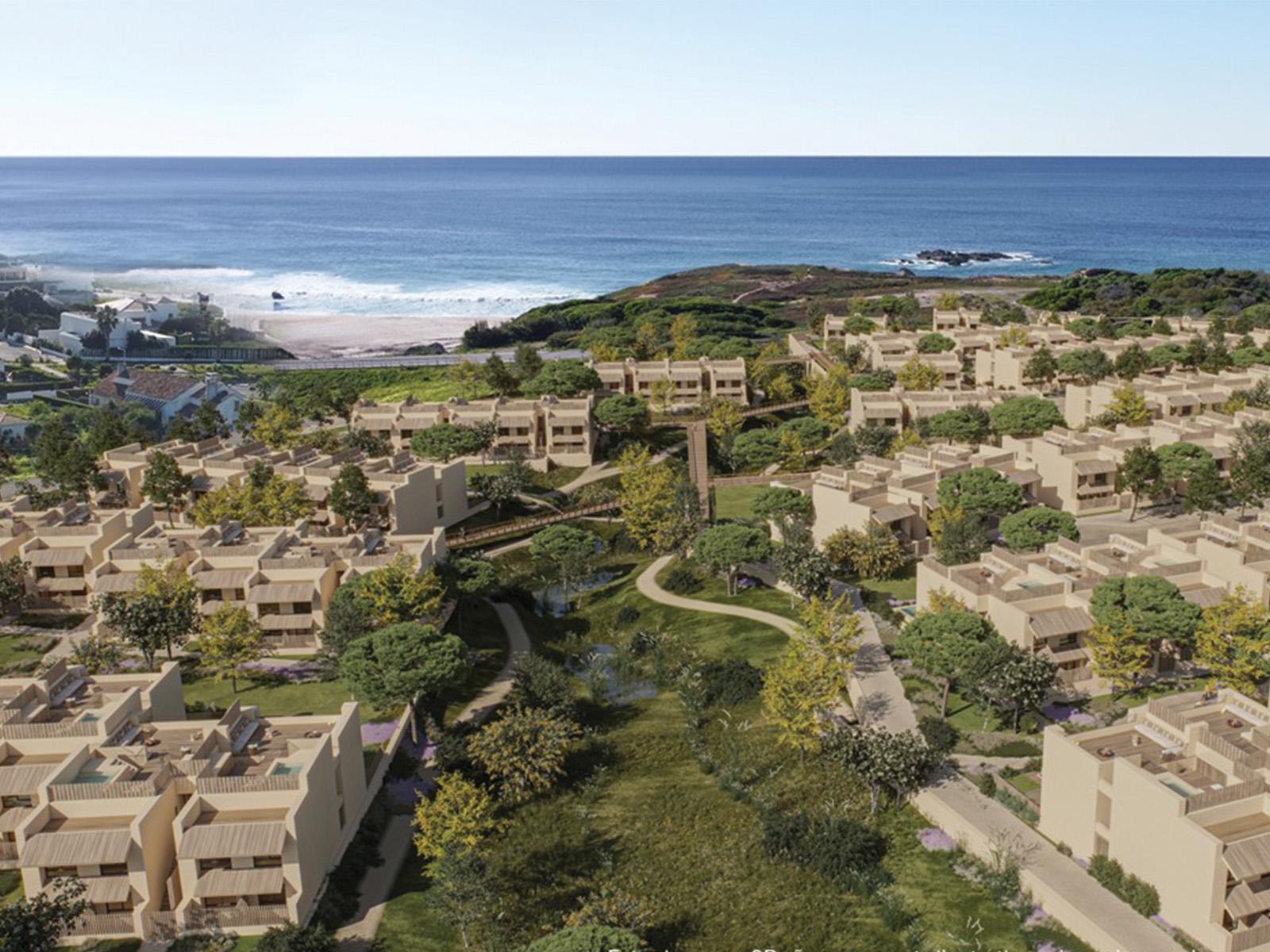 2 bedroom flat with garden in new development Porto Covo