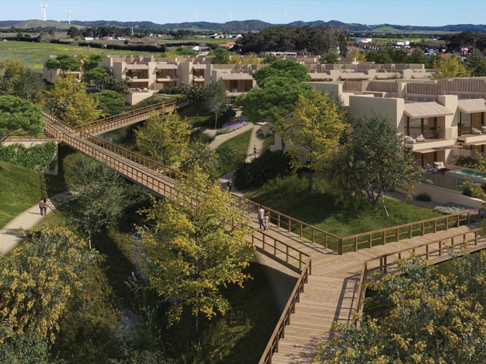 2 bedroom flat with garden in new development, Porto Covo