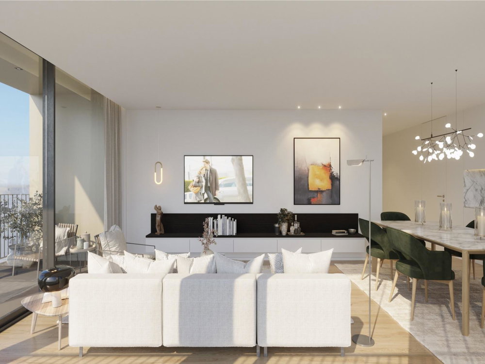 3 bedroom flat with balcony in new development in Almancil 3382319497