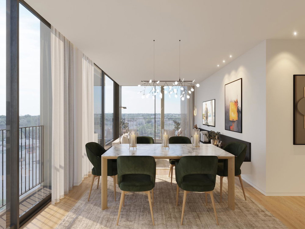 3 bedroom flat with balcony in new development in Almancil 3382319497