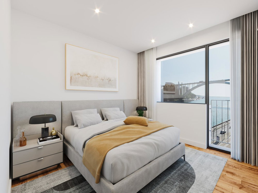3 bedroom flat with balcony and garage next to the Douro River 3831972215