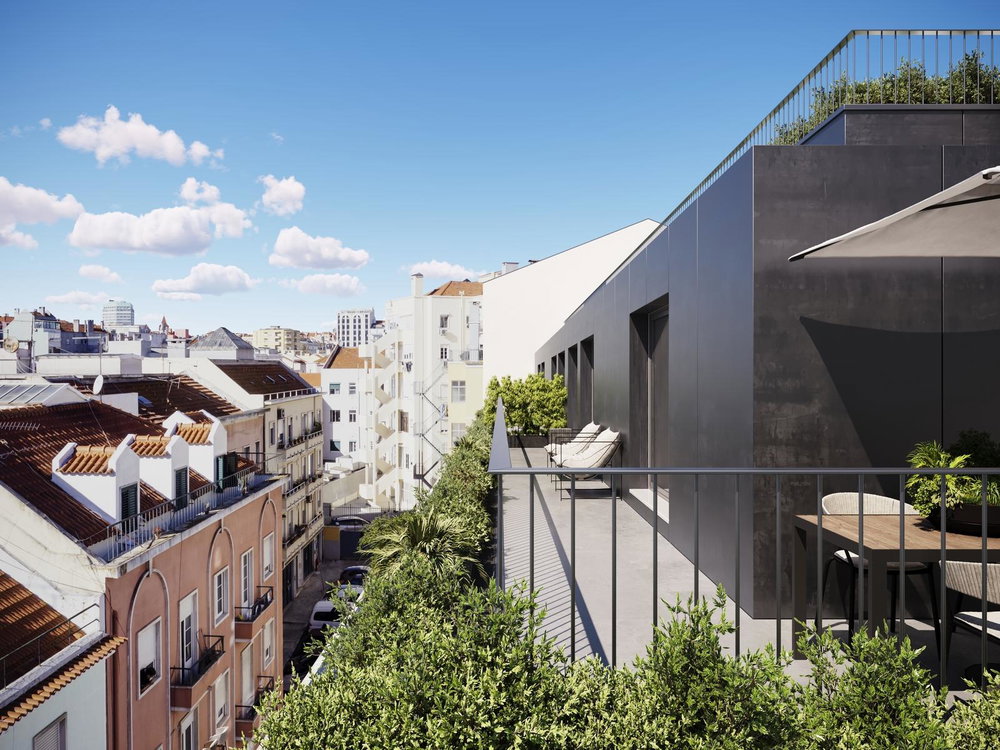 2 bedroom flat with parking located in Arroios, Lisbon 1143801964