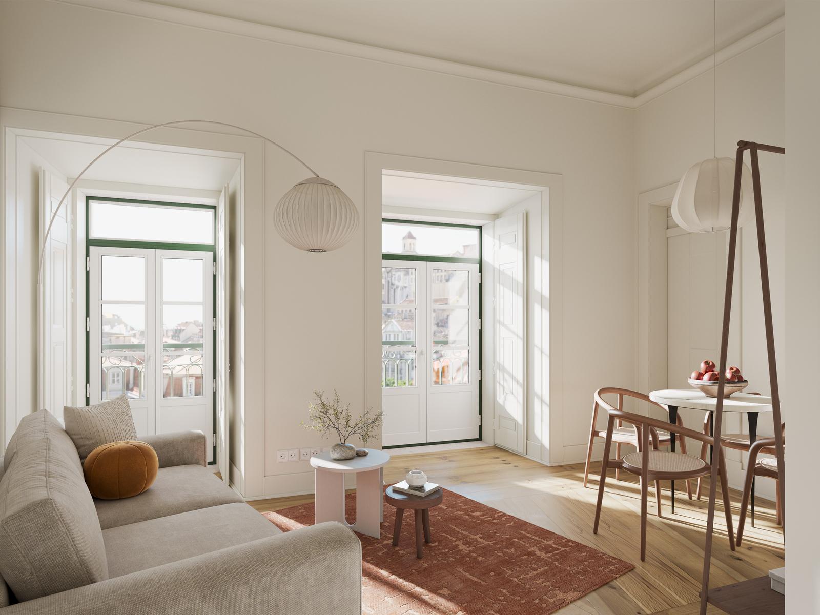 1 bedroom flat in a new development in Lisbon