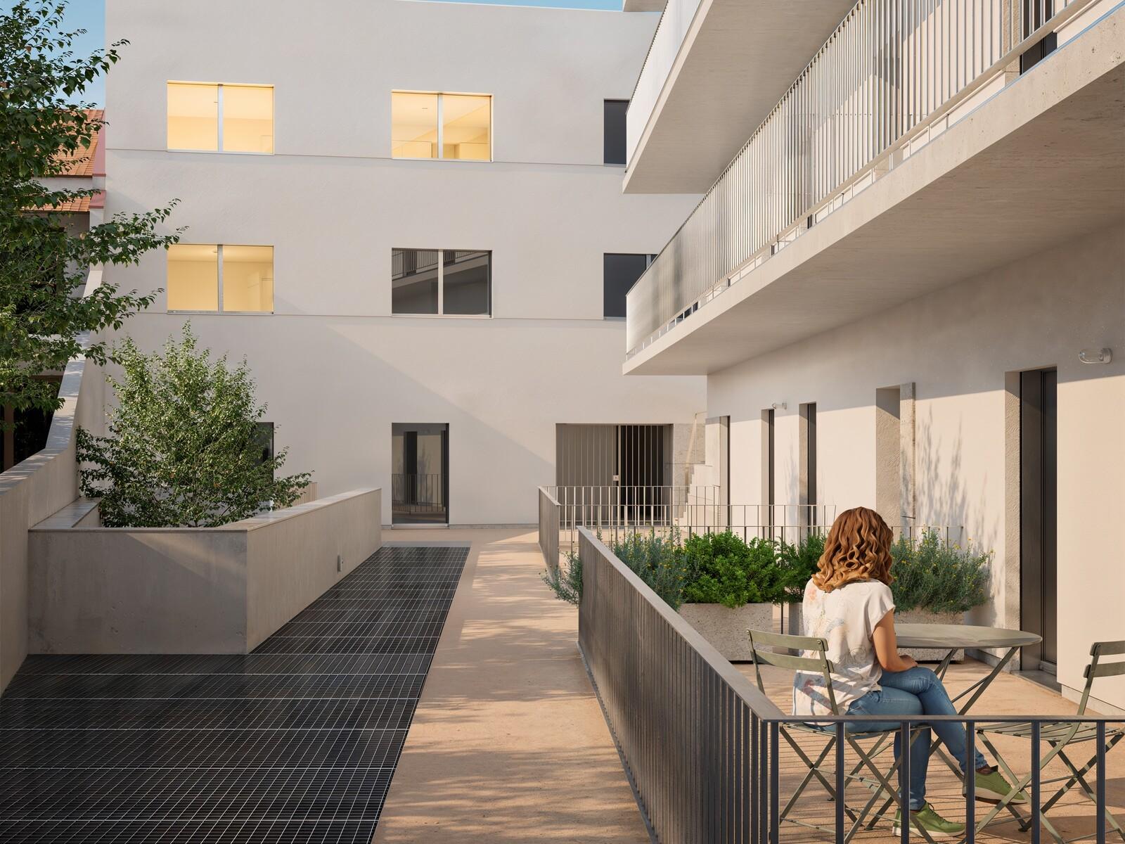 2 bedroom flat with terrace in a new development in Campanhã