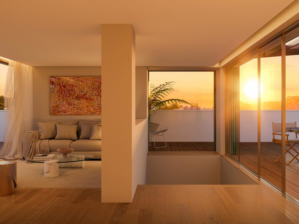 3 bedroom flat with balcony, in a new development, in Boavista