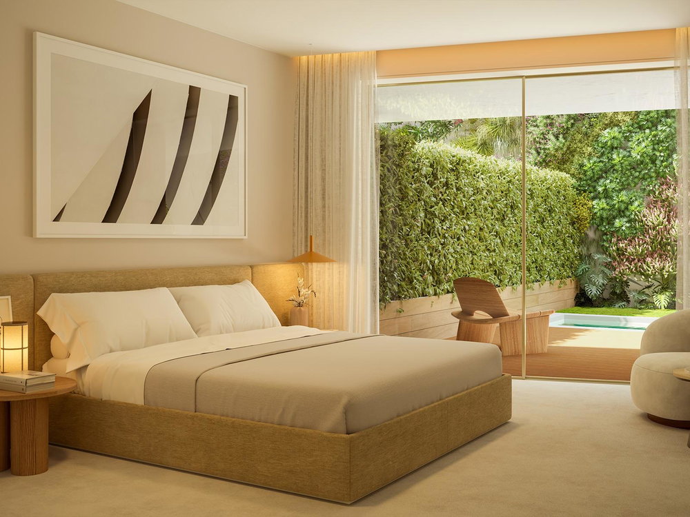 3 bedroom duplex flat with private pool, in a new development, in Boavista