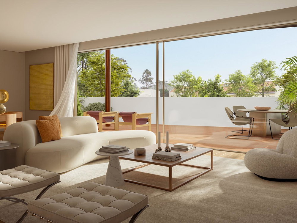 3 bedroom duplex flat with private pool, in a new development, in Boavista