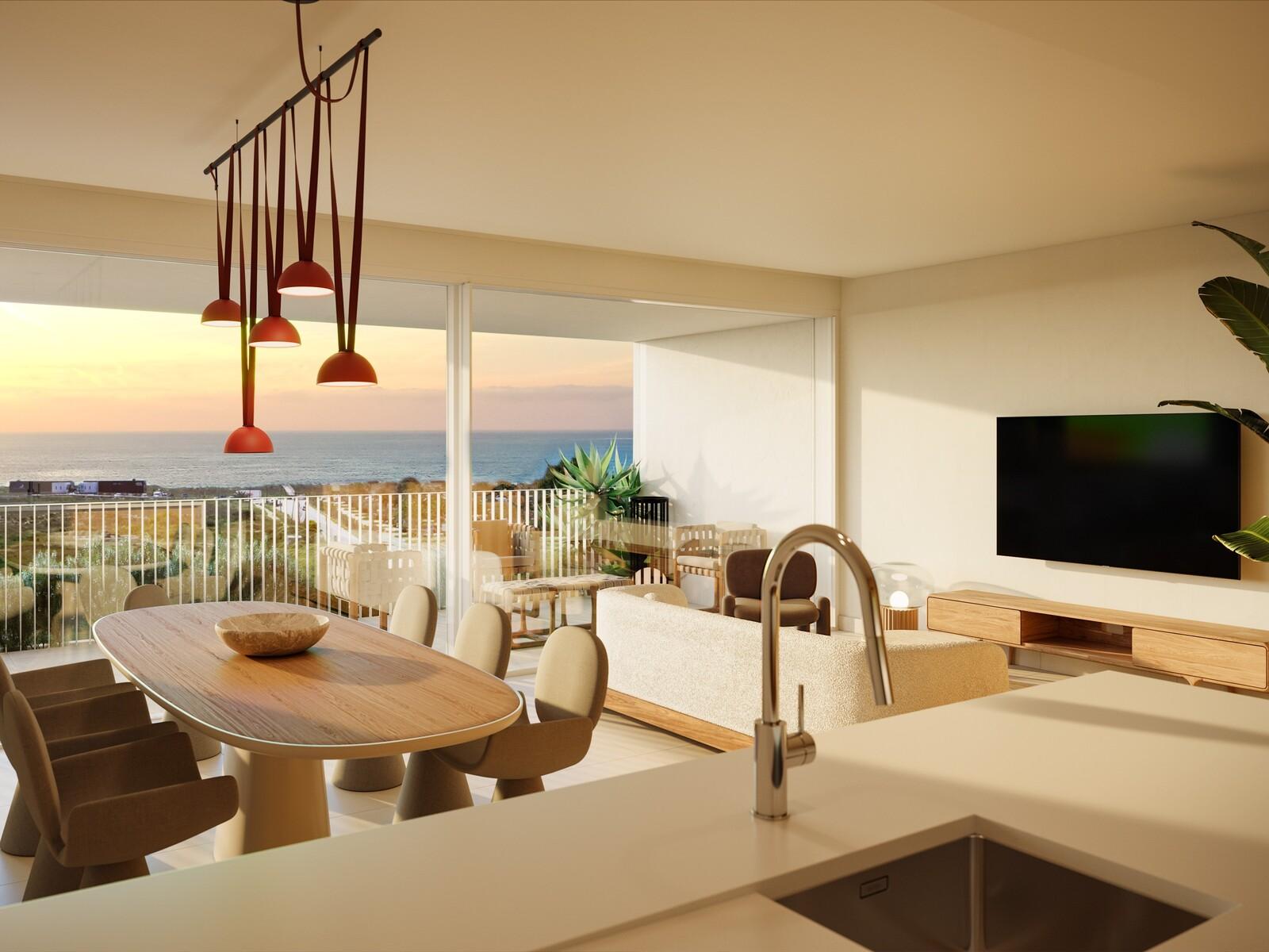3 bedroom flat with balcony in new development in Alvor