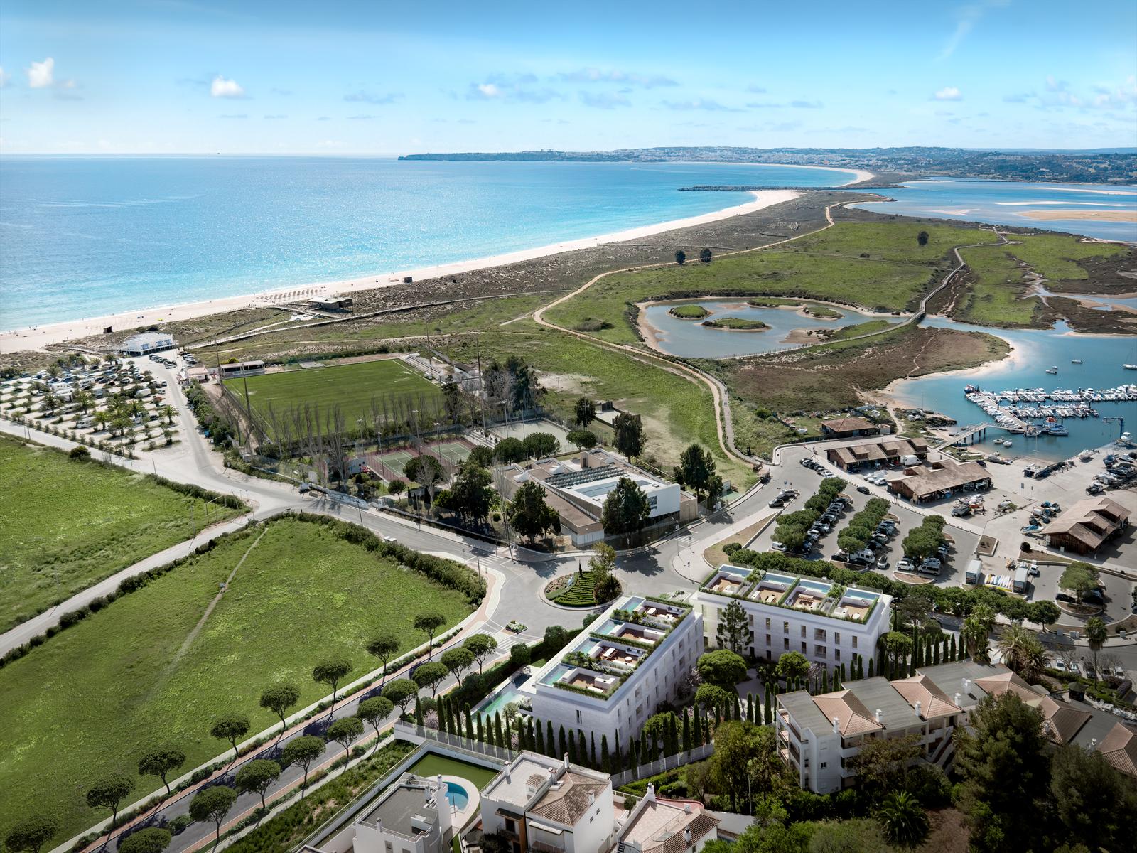 2 bedroom flat with private pool in new development in Alvor
