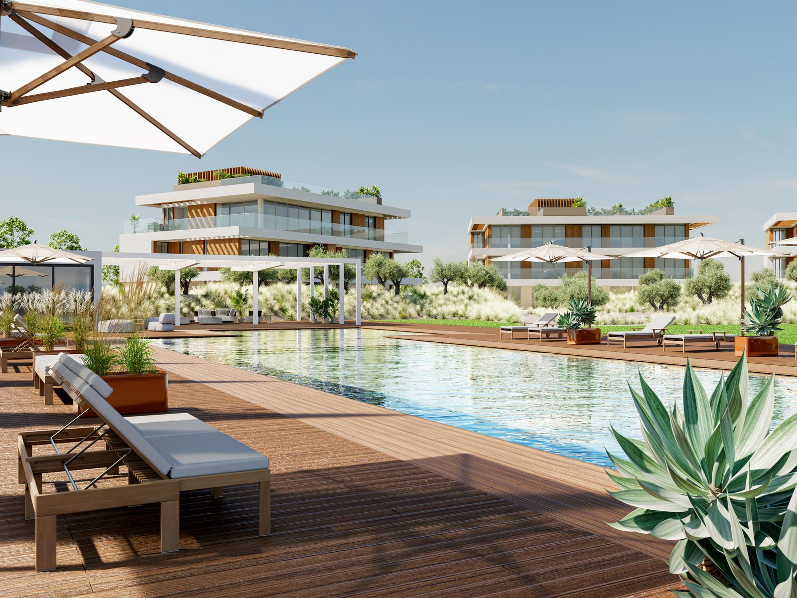 3 bedroom flat with outdoor space and garage in Vilamoura Algarve