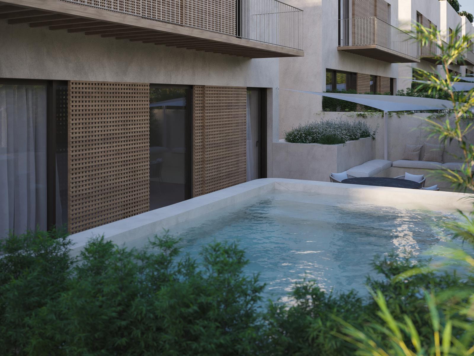 3 bedroom flat with balcony and terrace in a new development in Olhão