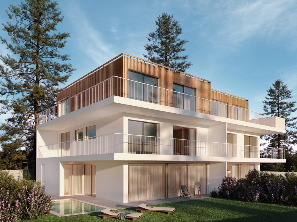 4 Bedroom Duplex Apartment with Pool and Garden, next to Carcavelos Beach 3457522709