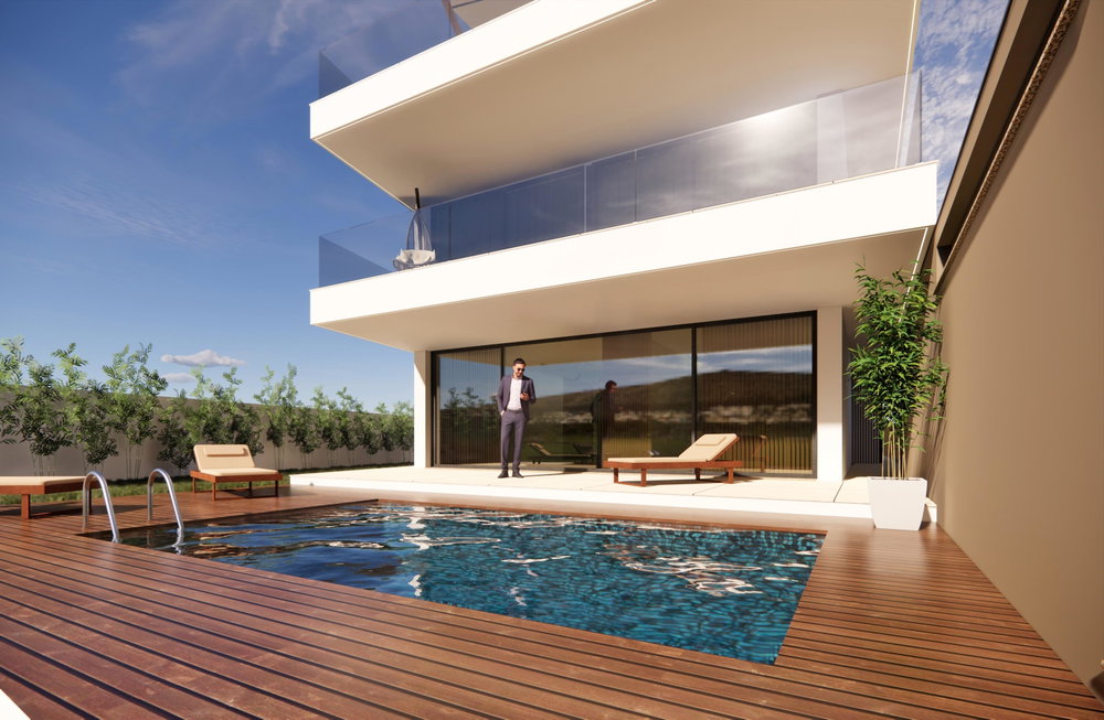 5 bedroom villa with swimming pool and sea views, next to Miramar beach