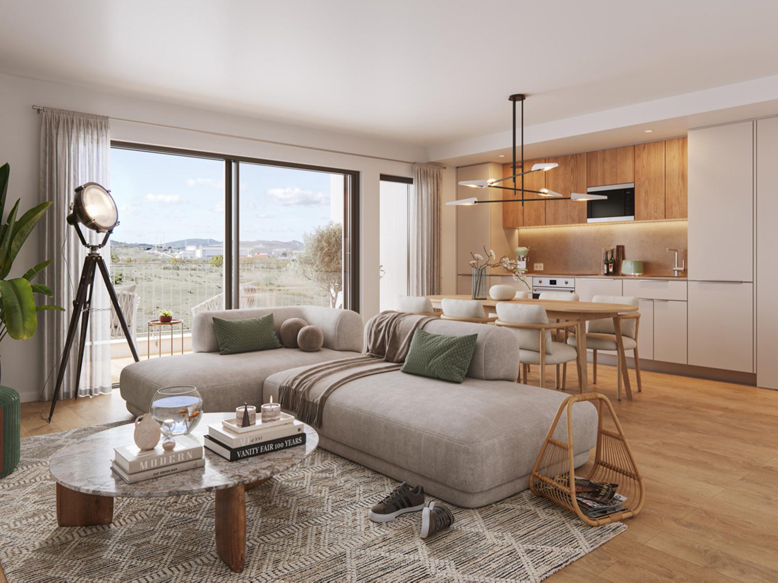 4 bedroom flat with balcony in a new development in Loures