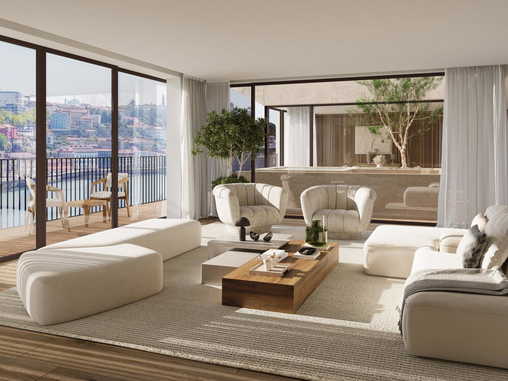 4 bedroom flat with private pool in the most recent development next to the Douro River 1976038792